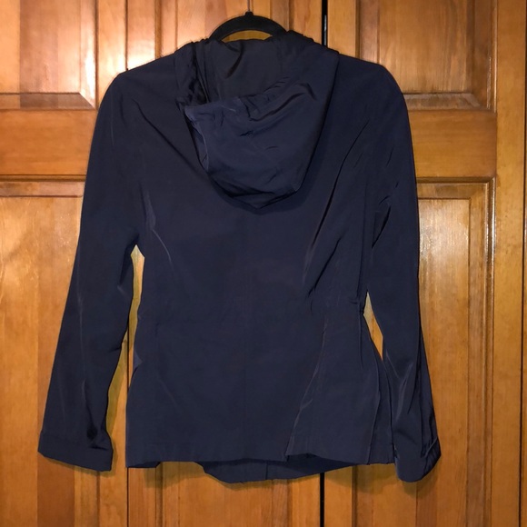 Navy blue waterproof jacket - Picture 3 of 4